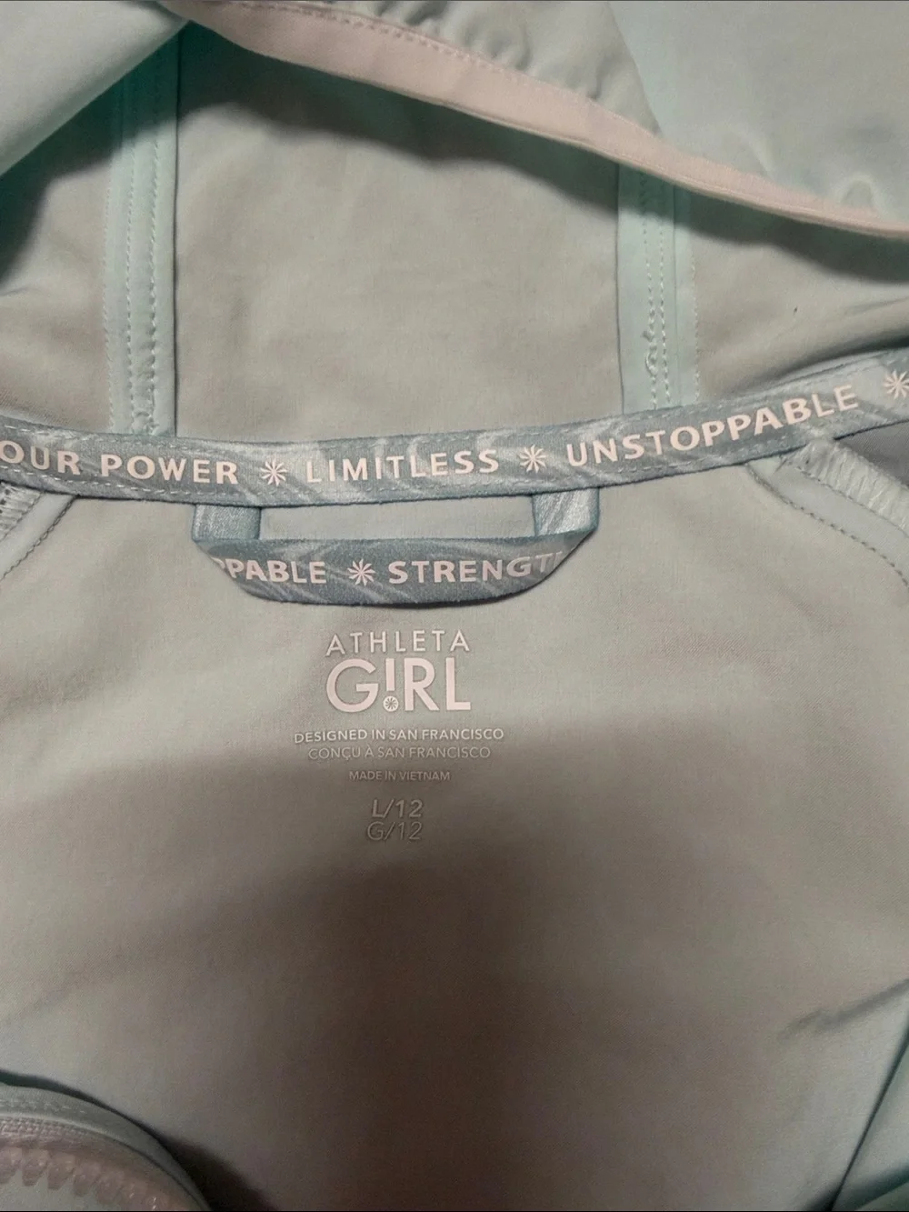 Women’s Lightweight Hooded Jacket - White and Mint